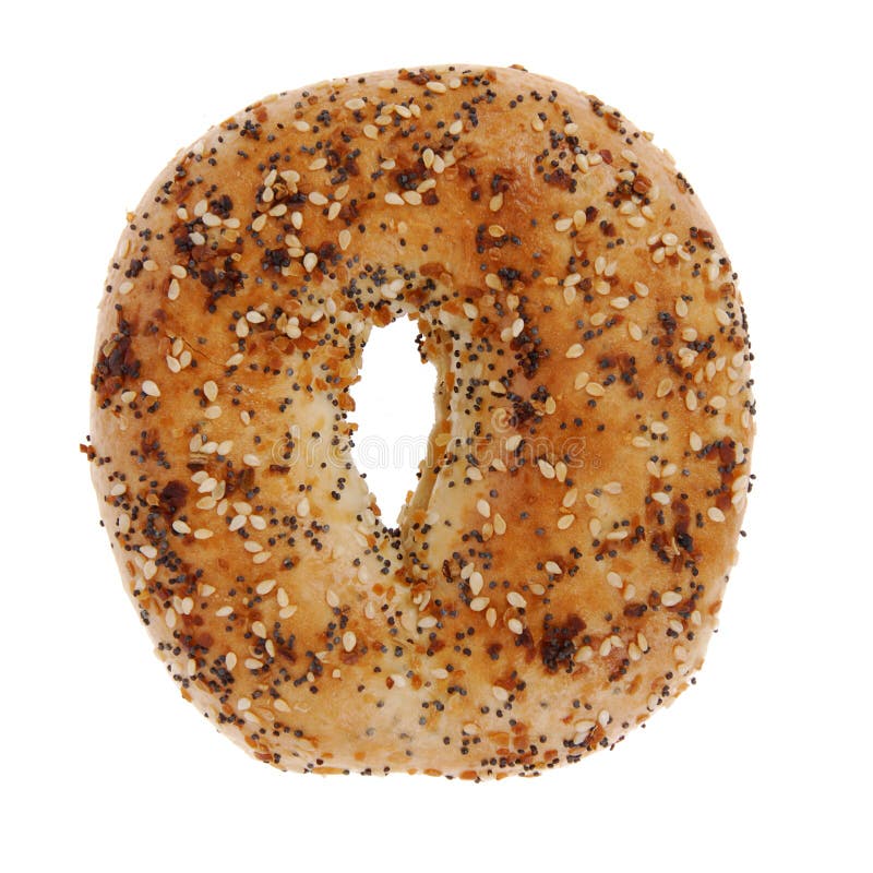 Bagel with poppy seeds