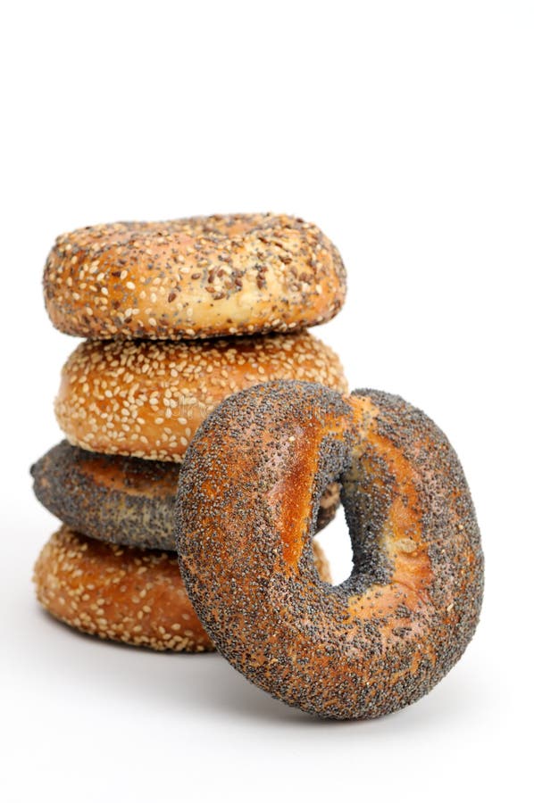 MultiGrain Bagels stock photo. Image of brown, multi 16466106