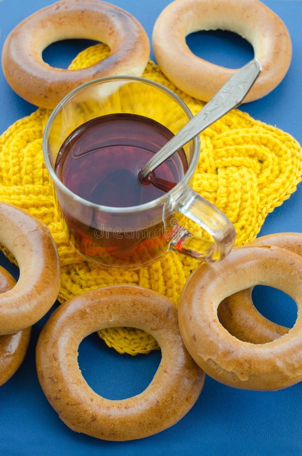 Bagels and tea stock photo. Image of drink, cuisine, drinks 38745212