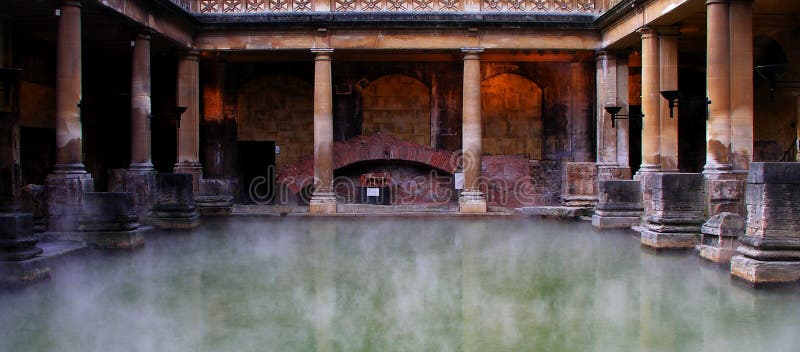 Bagni romani fotografia stock Bagni romani fotografia stock