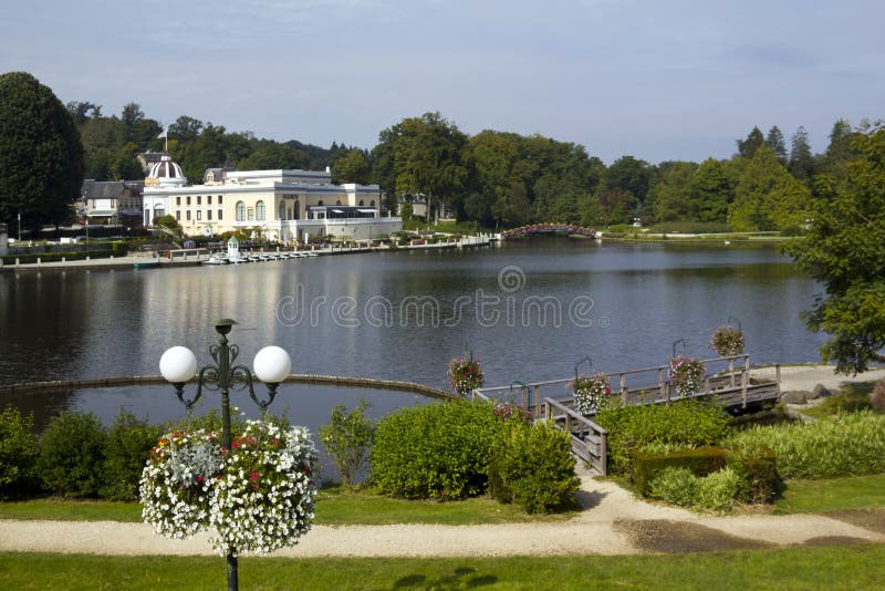 Bagnoles pittoresque de l ` l'Orne, France photos stock Bagnoles pittoresque de l ` l'Orne, France photos stock