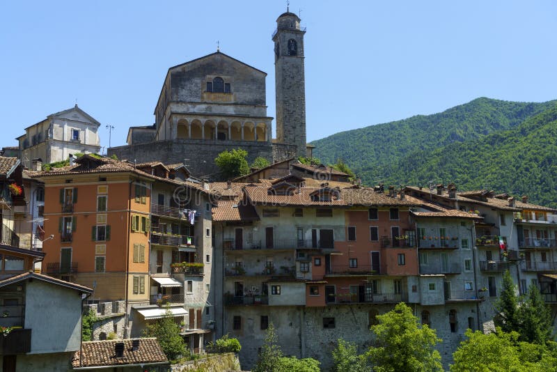 Bagolino, Historic Town in Brescia Province Stock Photo - Image of ...