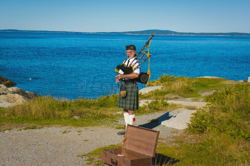 Bagpipe music player stock photo. Image of cultural 170433954