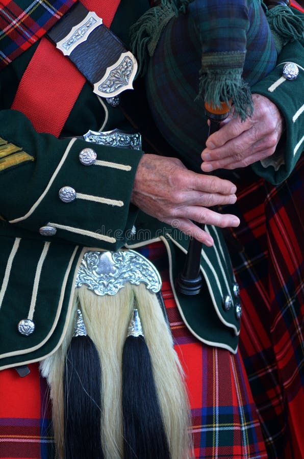 Bagpipe player stock photo. Image of folk, national, band 30483588