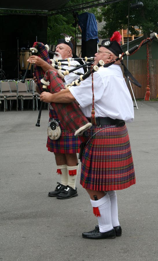 bagpipers δύο στοκ εικόνες bagpipers δύο στοκ εικόνες