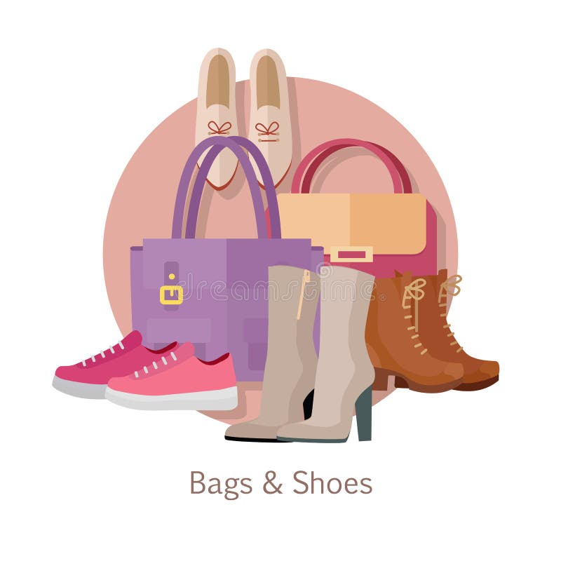 Shoes and Bag Clipart – MasterBundles