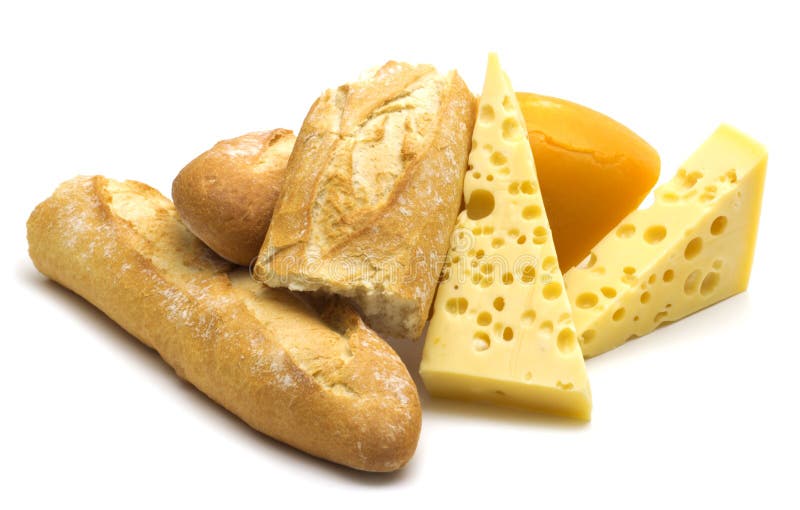 Baguette And Cheese Picture. Image 4012676