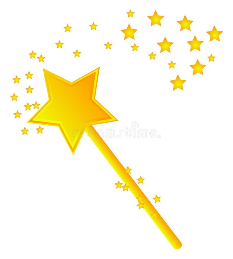 plat icône conception de étoile baguette magique 23729111 Art vectoriel  chez Vecteezy