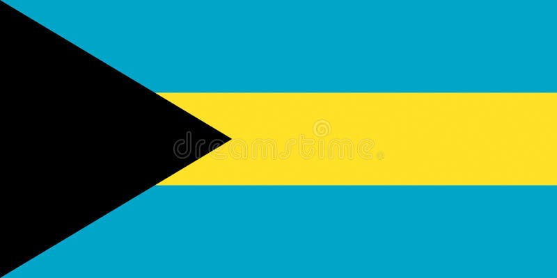 bahamas flagga royaltyfri illustrationer bahamas flagga royaltyfri illustrationer