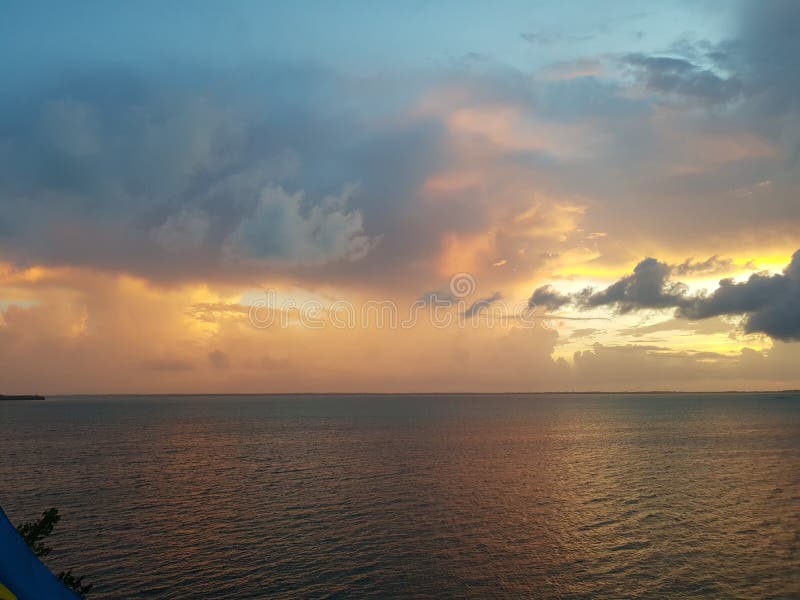Bahamian Sunset royalty free stock photos Bahamian Sunset royalty free stock photos