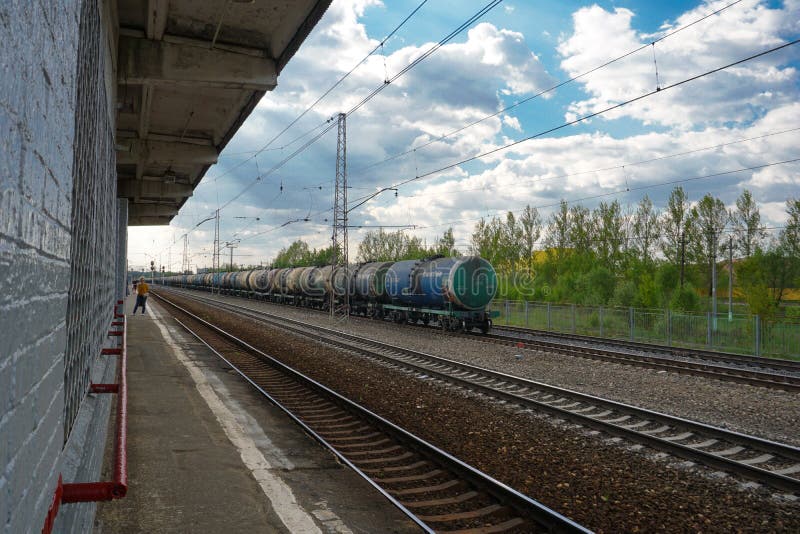 Bahnhof Moskaus, Russland - Istra- stockbilder Bahnhof Moskaus, Russland - Istra- stockbilder