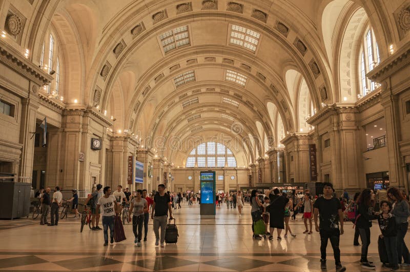 Plaza Constitucion is a station of the Argentine railway network head of the General Roca Railway, located in the neighborhood of the same name in the City of Buenos Aires, Argentina. It is considered one of the two main railway poles of the city and one of the largest and most beautiful stations in the world. Plaza Constitucion is a station of the Argentine railway network head of the General Roca Railway, located in the neighborhood of the same name in the City of Buenos Aires, Argentina. It is considered one of the two main railway poles of the city and one of the largest and most beautiful stations in the world.