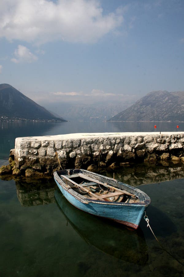 Bahía de Kotor - Montenegro imagen de archivo