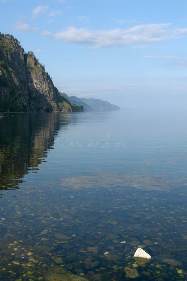 Khabartui Cape at Lake Baikal in Siberia, Russia. Khabartui Cape at Lake Baikal in Siberia, Russia