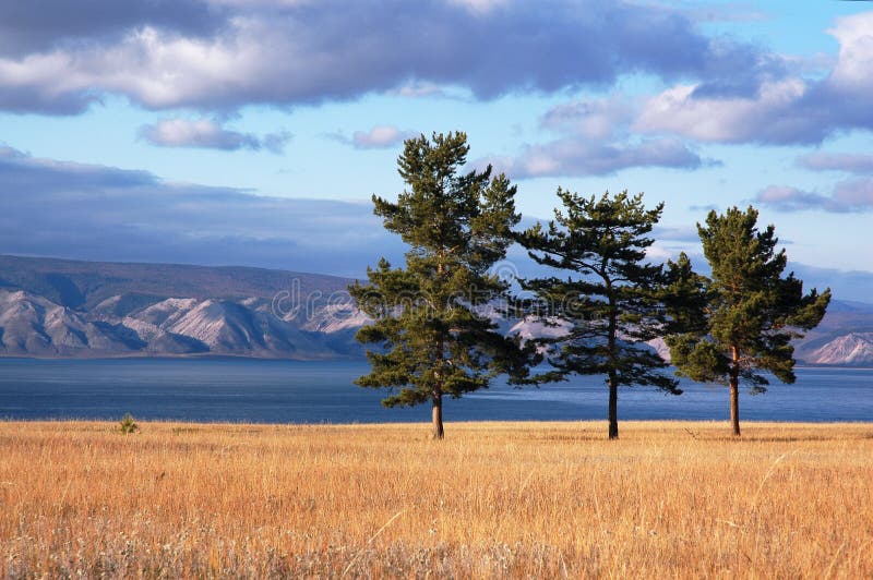 Baikal λίμνη στοκ εικόνα