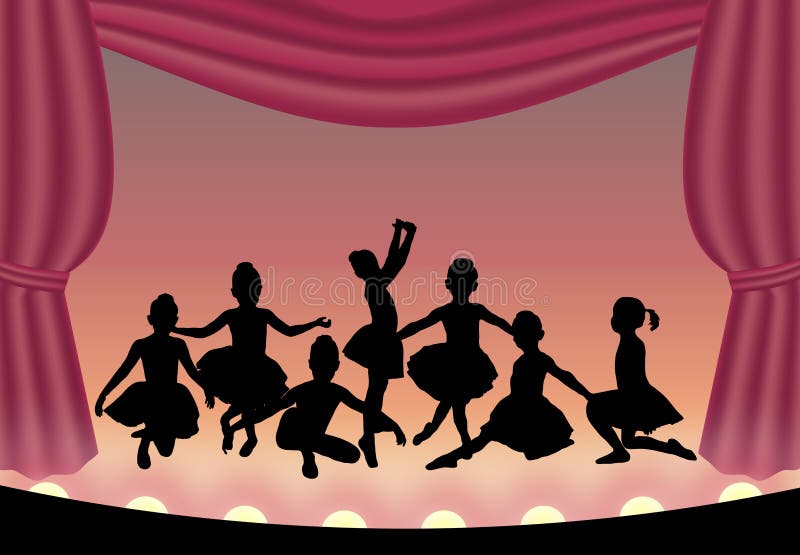 Ballet 1 ilustração royalty free