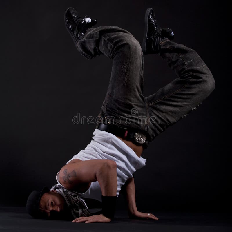 Joven bailarín/bailarina con estilo imágenes de archivo libres de regalías