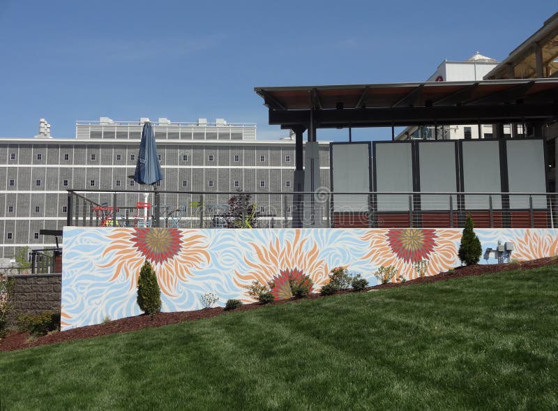 Bailey Park à WinstonSalem, La Caroline Du Nord (or) Photo stock