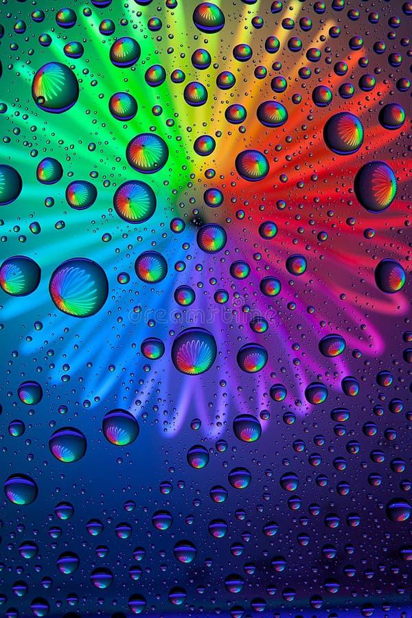 Baisses abstraites de l'eau photos stock Baisses abstraites de l'eau photos stock