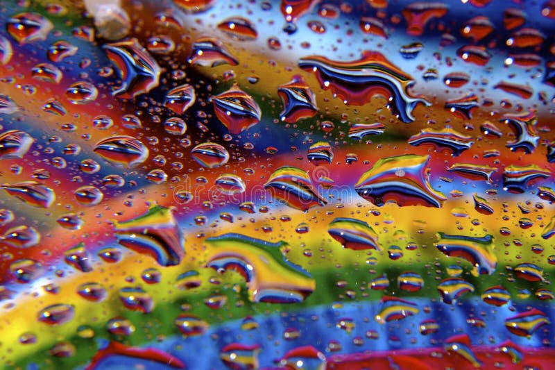 Water drops with colorful background. Water drops with colorful background