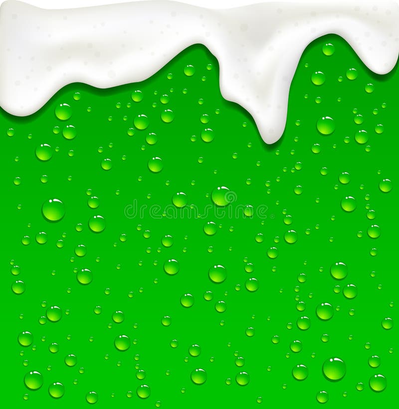 Baisses vertes de bière illustration stock Baisses vertes de bière illustration stock