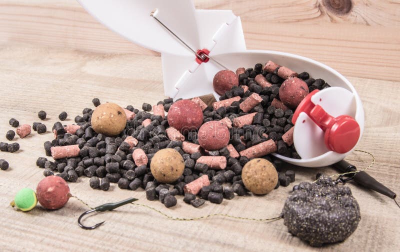 Avid Carp Air Range Spod. Bait rocket - big carp. stock photo