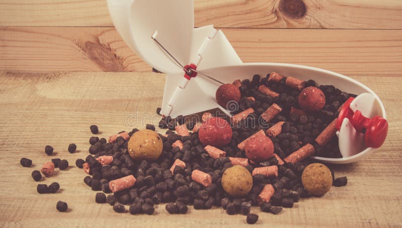 Avid Carp Air Range Spod. Bait rocket - big carp. stock photos