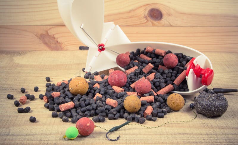 Avid Carp Air Range Spod. Bait rocket - big carp. stock images