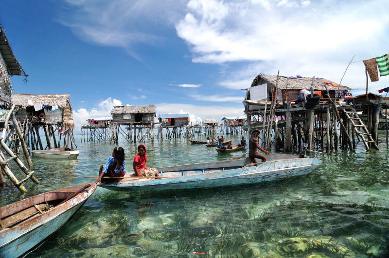 Bajau fisherman s village