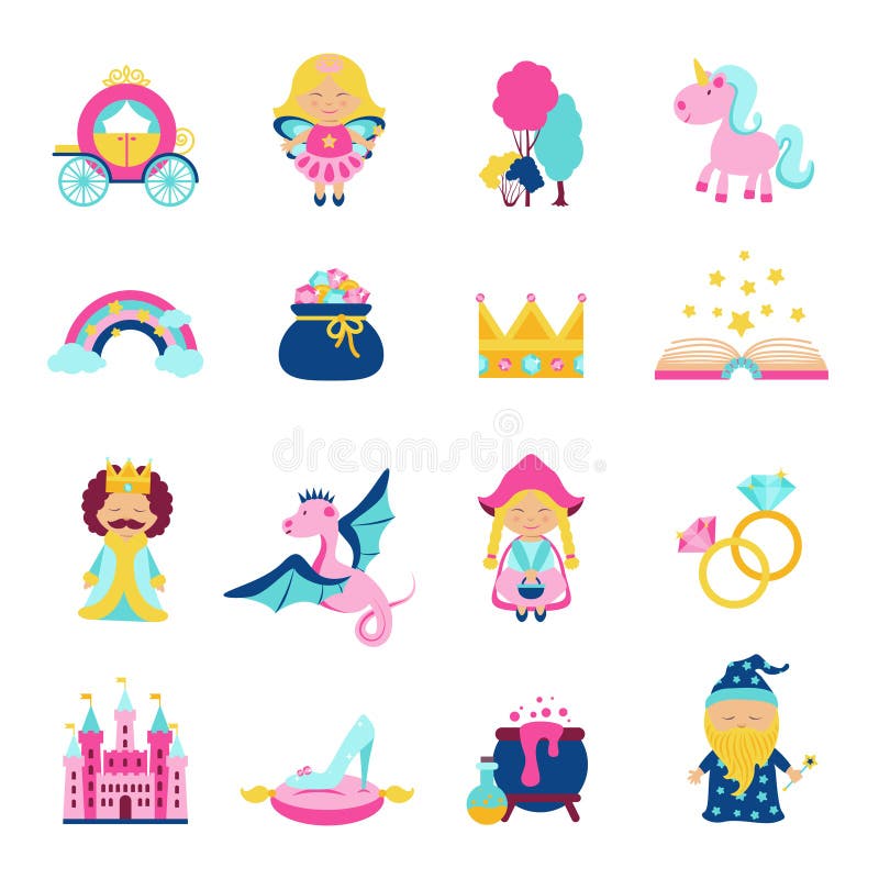 Bajka set ilustracji