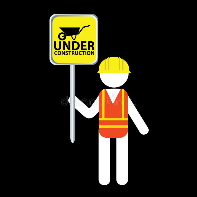 Bajo construcción libre illustration Bajo construcción libre illustration