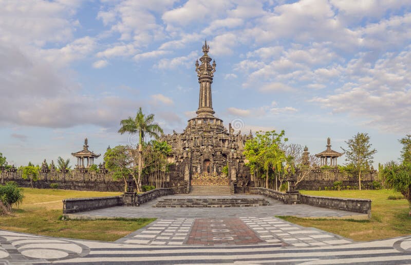 Bajra Sandhi纪念碑或Monumen Perjuangan Rakyat巴厘岛,登巴萨,巴厘岛,印度尼西亚 库存图片 Bajra Sandhi纪念碑或Monumen Perjuangan Rakyat巴厘岛,登巴萨,巴厘岛,印度尼西亚 库存图片