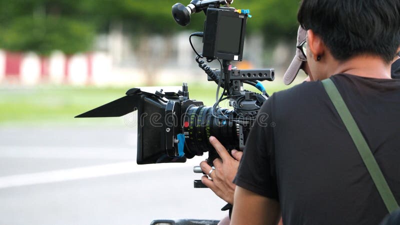 Bak platserna av filmskytte- eller videoproduktion arkivbild Bak platserna av filmskytte- eller videoproduktion arkivbild