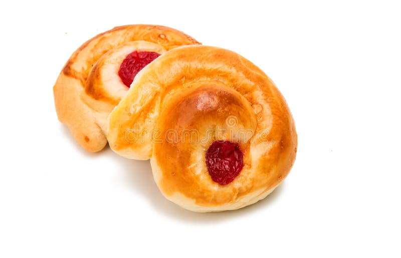 Baka med körsbär royaltyfri fotografi Baka med körsbär royaltyfri fotografi