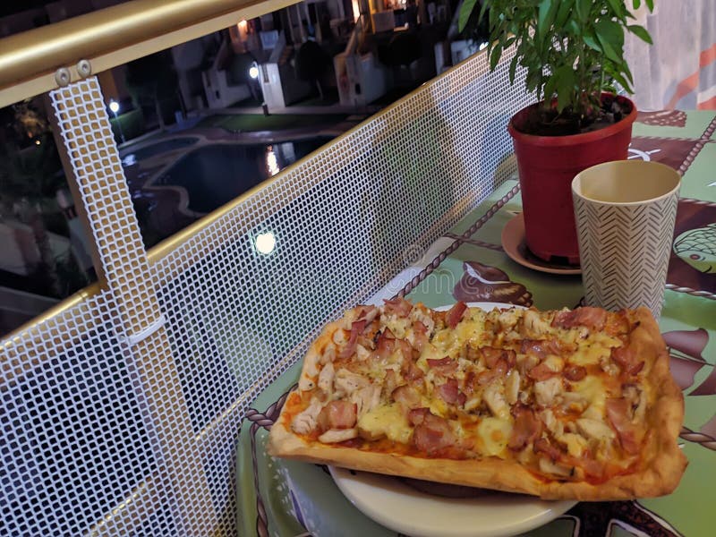 Bake Homemade Pizza Hot from Oven Stock Photo Image of meal, pizzeria