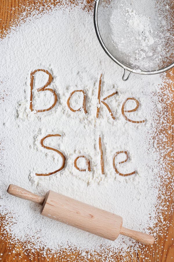 Bake Sale Poster stock photo Bake Sale Poster stock photo