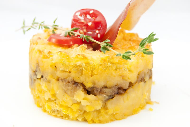 Baked beans with mushrooms stock photo. Image of kidney 39569942