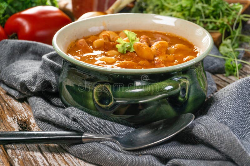 Baked Beans in Tomato Sauce Stock Image Image of bean, beans 276933129