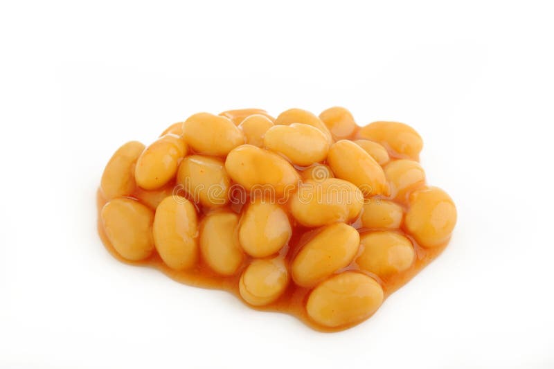 Baked beans stock photography
