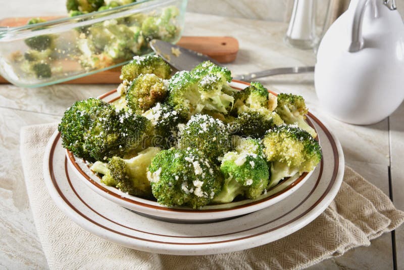 Broccoli with Parmesan Cheese Stock Photo Image of dish, homemade 125967832