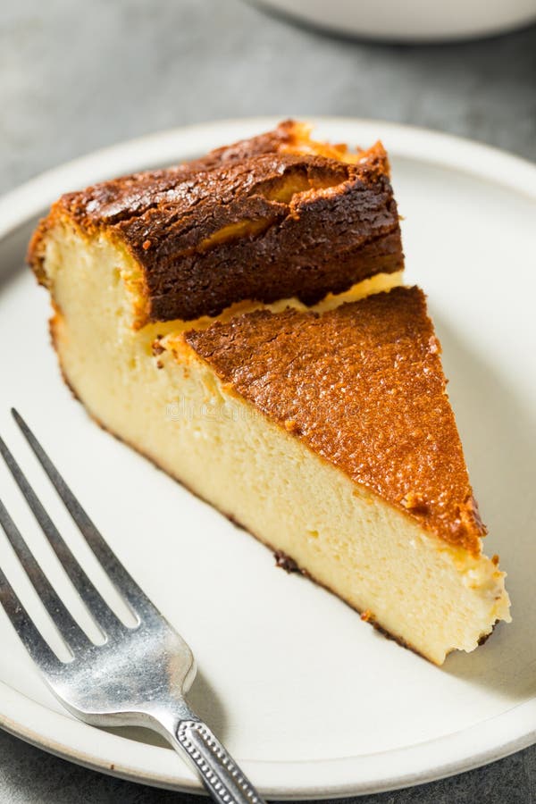 Baked Burnt Basque Cheesecake Stock Photo Image of bakery, tasty