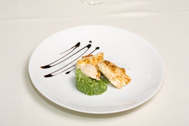 Baked Chicken with Side Dishes of Rice Stock Photo Image of poultry