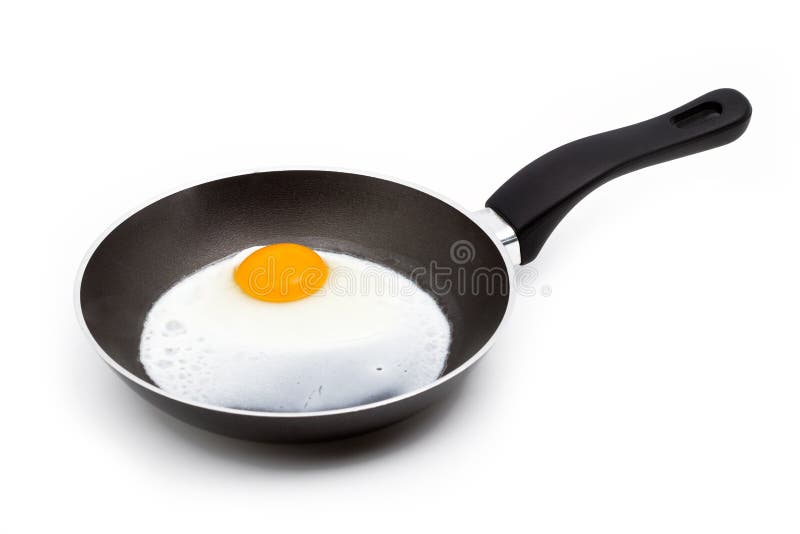 A Baked Egg In A Pan Picture. Image 8496008