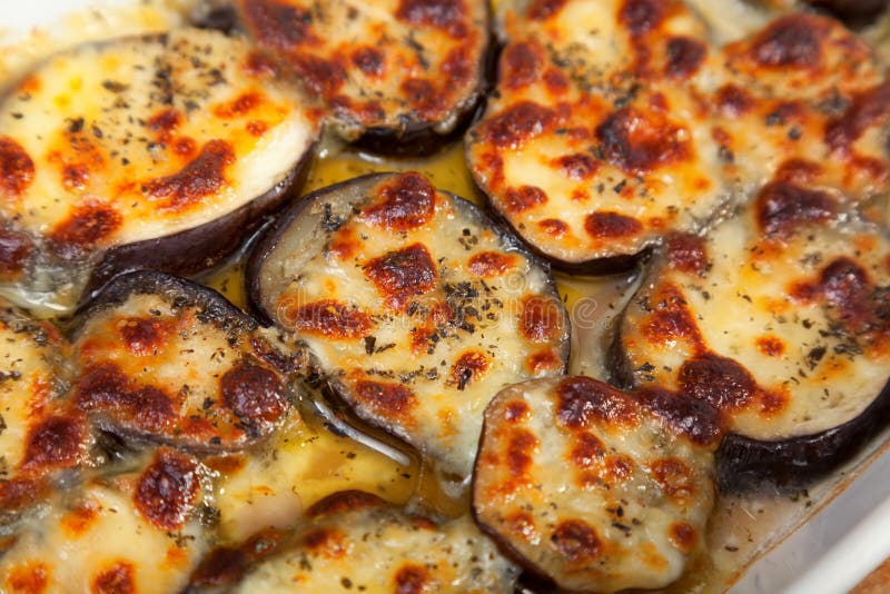 Baked eggplant casserole stock photo. Image of food, casserole 72222876
