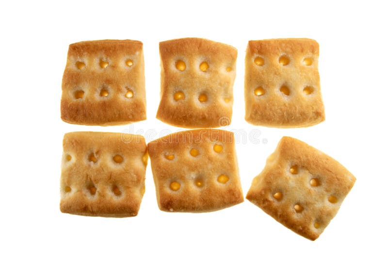 Baked Genoese focaccia isolated on white stock photography