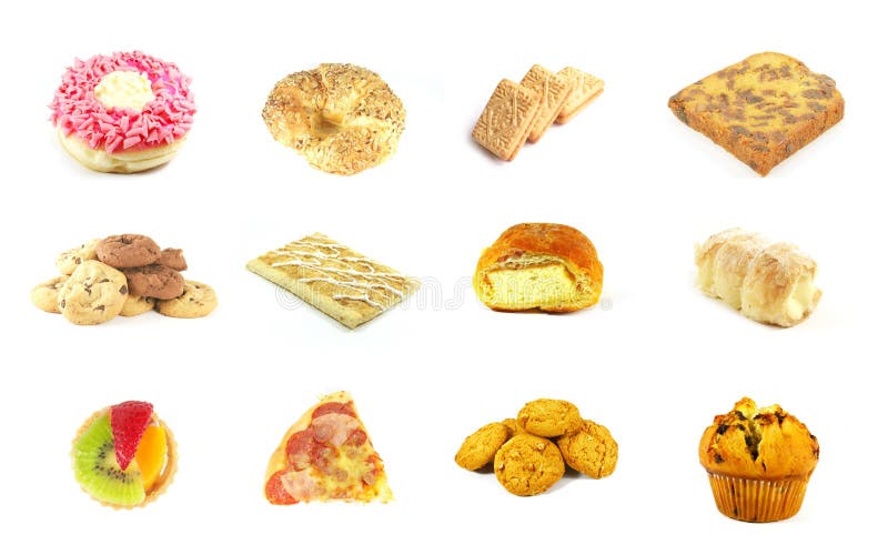 Baked Goods Series 2 stock image. Image of croissant, cakes 6604665