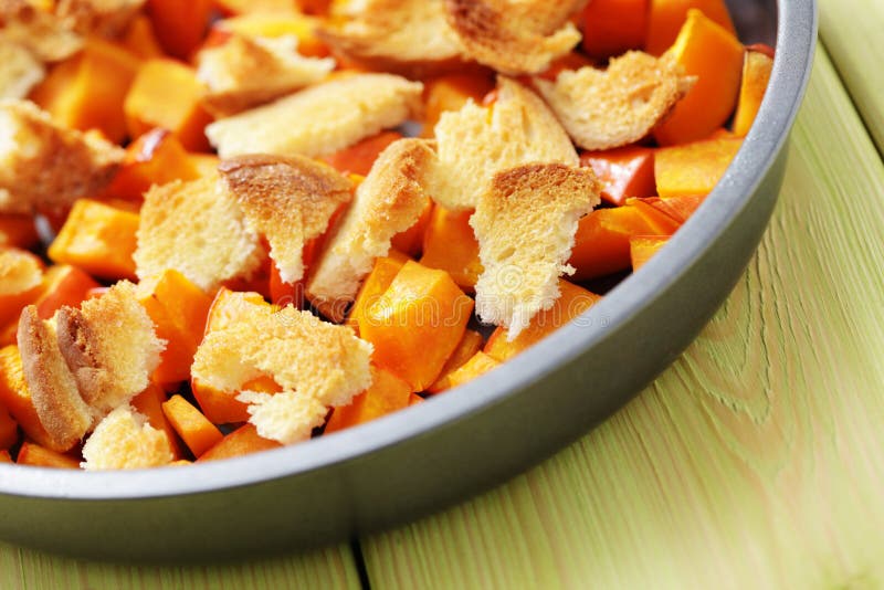 Baked pumpkin royalty free stock image