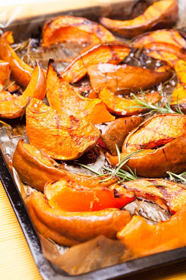 Baked pumpkin royalty free stock photography