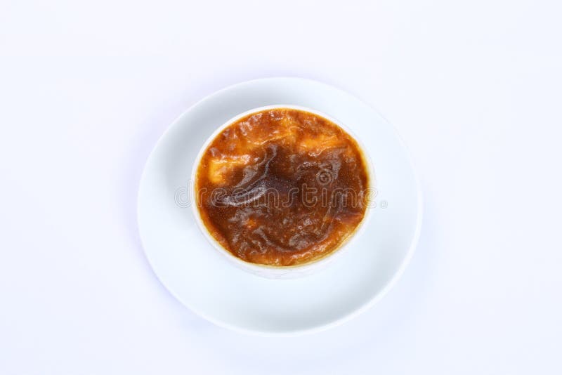 Baked Rice Pudding with Coffee Stock Photo Image of dessert