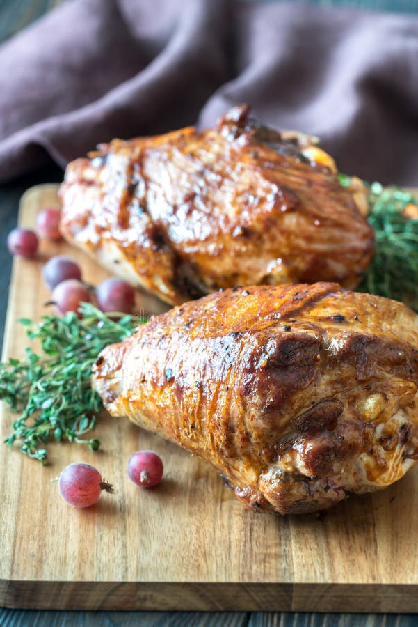 Raw Turkey Drumsticks And Ingredients On White Stock Image Image of